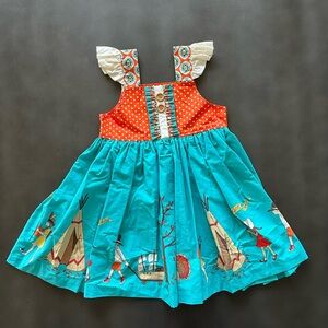 Eleanor Rose Thanksgiving Sleeveless Dress